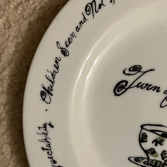 Pottery Barn Millennium SALAD Plate TURN OF THE CENTURY DESSERT APPETIZER - Picture 2 of 4